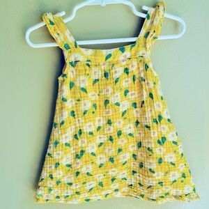 Angel Dear Yellow Floral Kids dress